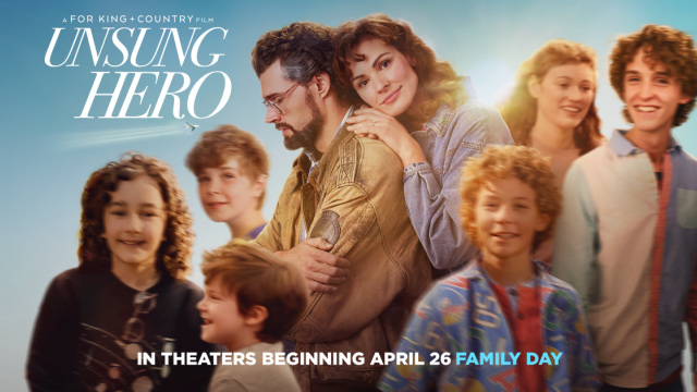 Make April 26 a Family Day at the theater! #UnsungHeroMovie opens everywhere beginning April 25.